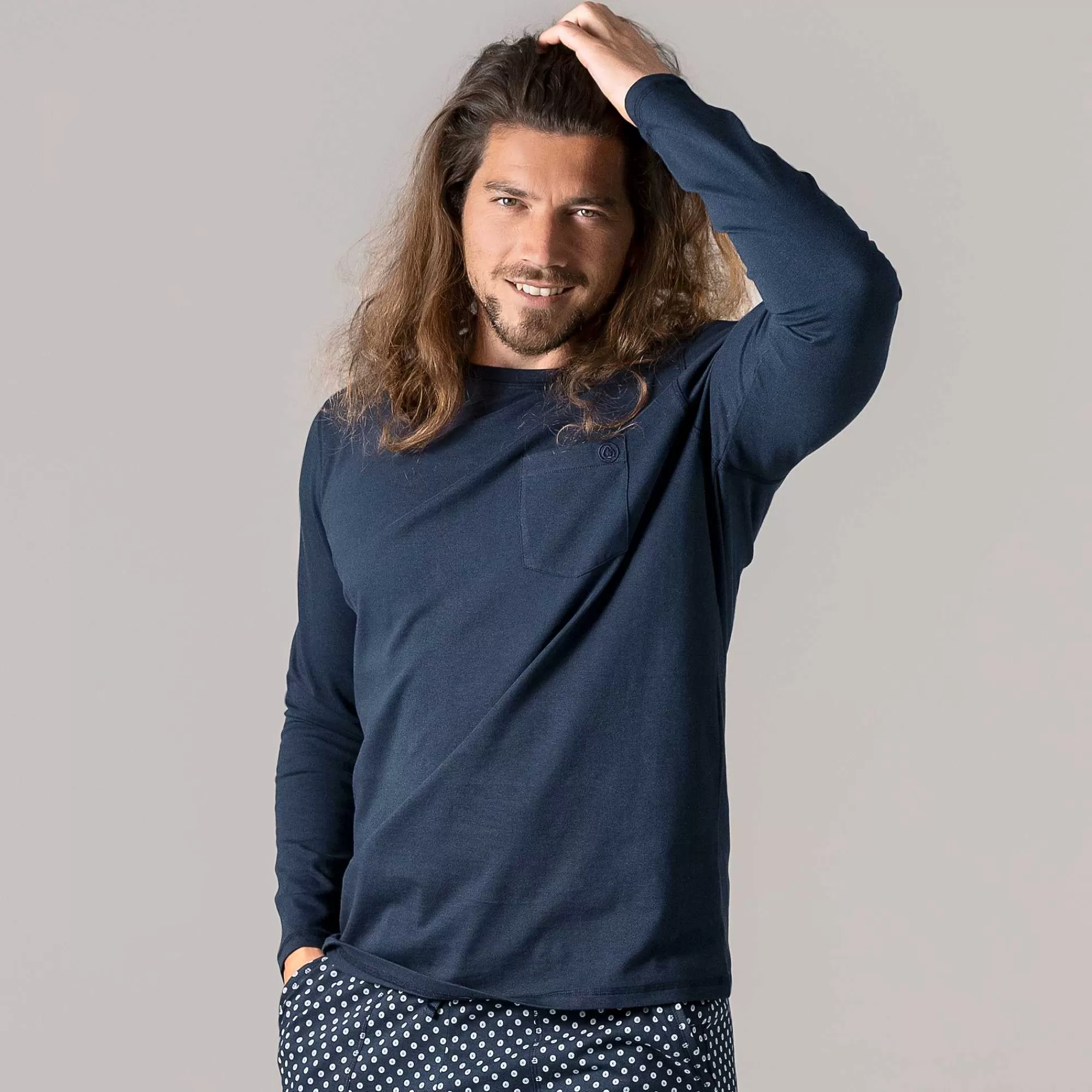 LIVING CRAFTS Felix | Chemise De Nuit | Hommes Pyjamas Et Chemises De Nuit