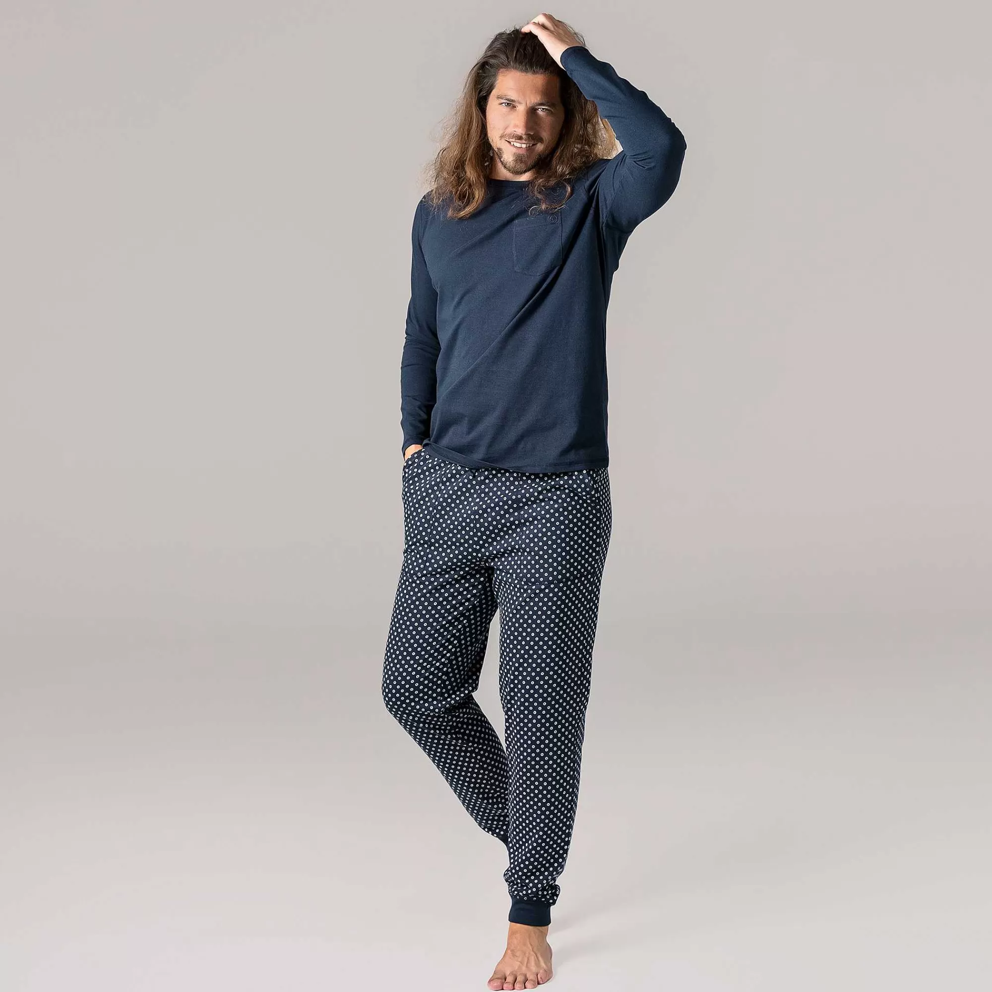 LIVING CRAFTS Frederic | Pantalon De Nuit | Hommes Tenue D'Interieur