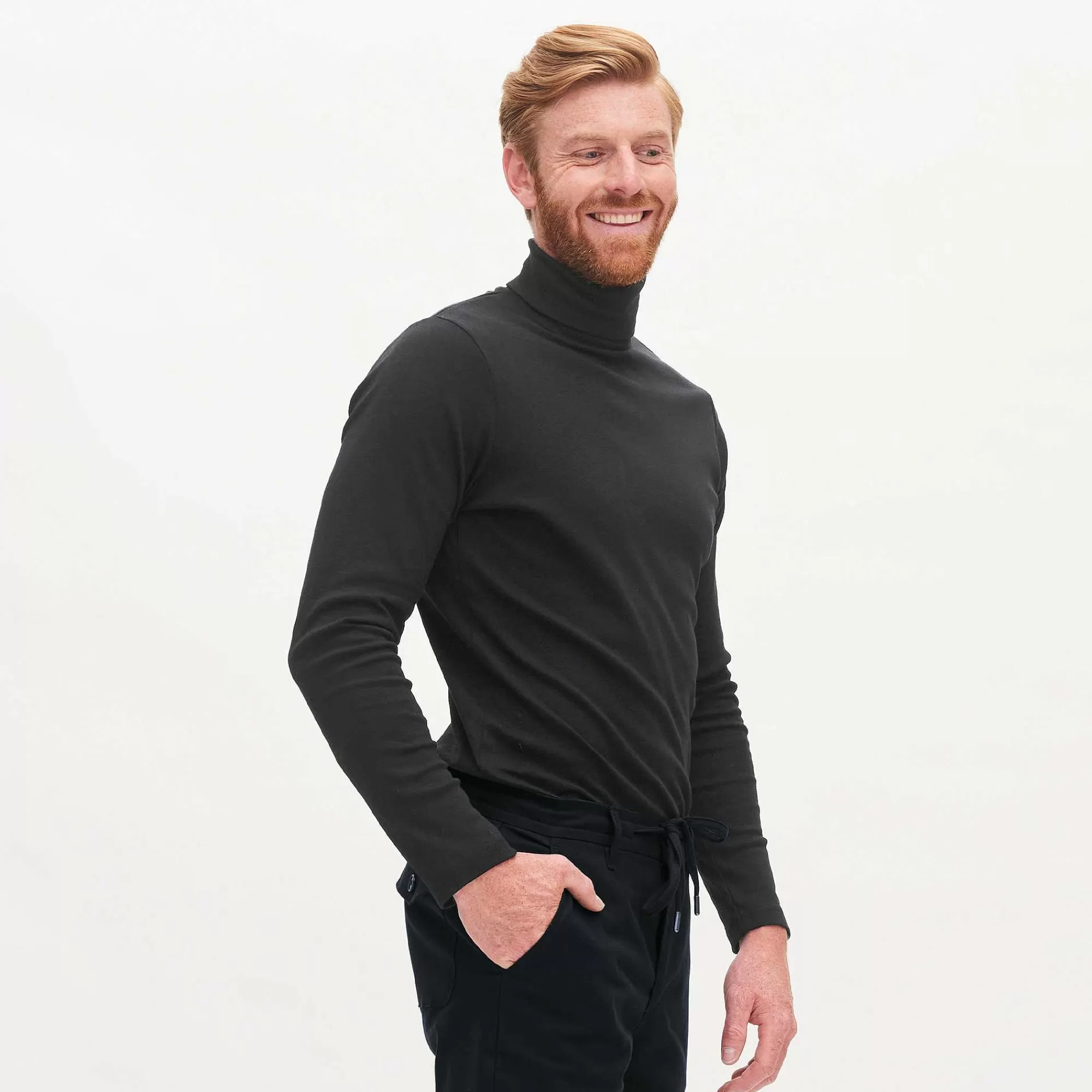 LIVING CRAFTS Helge | Chemise A Col Roule | Hommes Tricots Et Sweat-Shirts