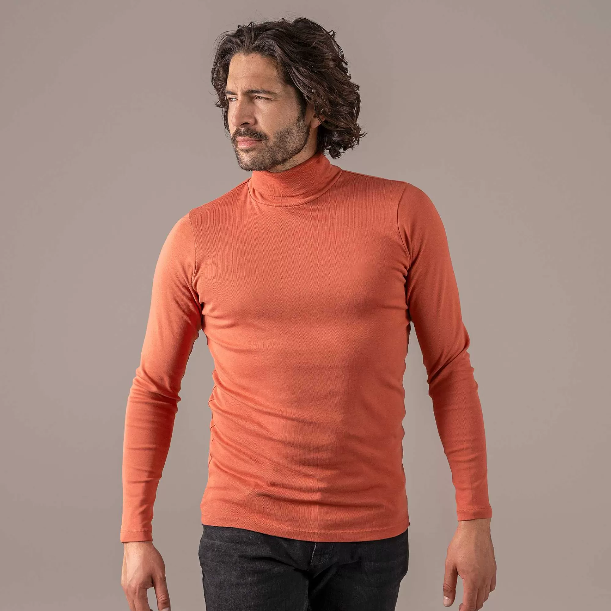 LIVING CRAFTS Helge | Chemise A Col Roule | Hommes Tricots Et Sweat-Shirts