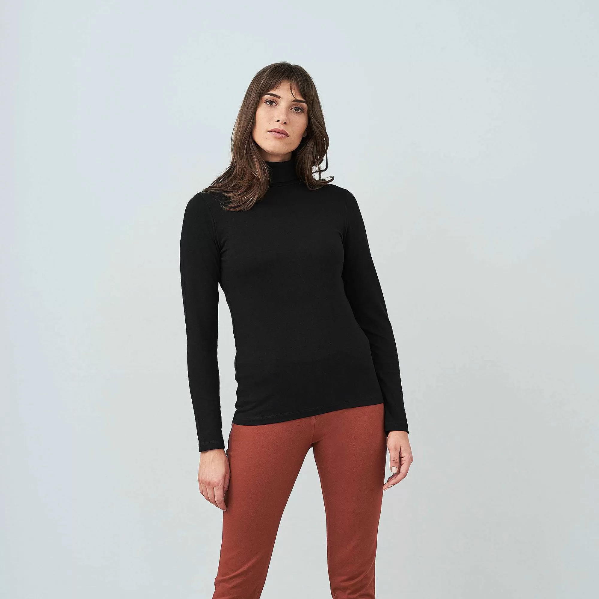 LIVING CRAFTS Holdine | Chemise A Col Roule | Femmes Chemises Et Hauts