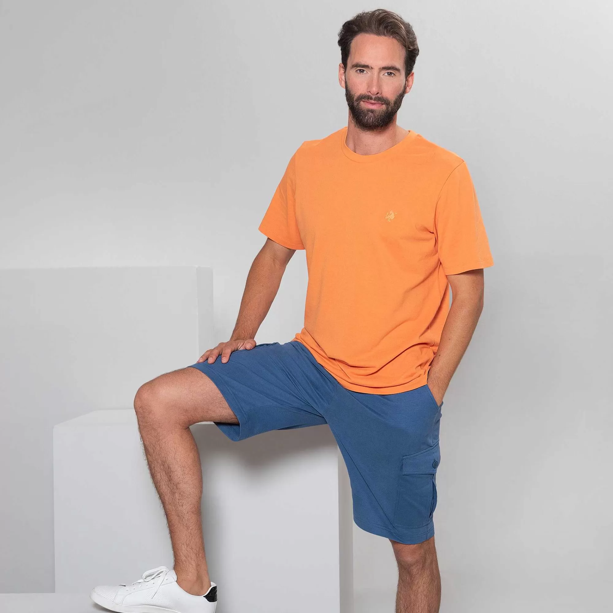 LIVING CRAFTS Manuel | Cargo-Bermudes | Hommes Jeans Et Pantalons