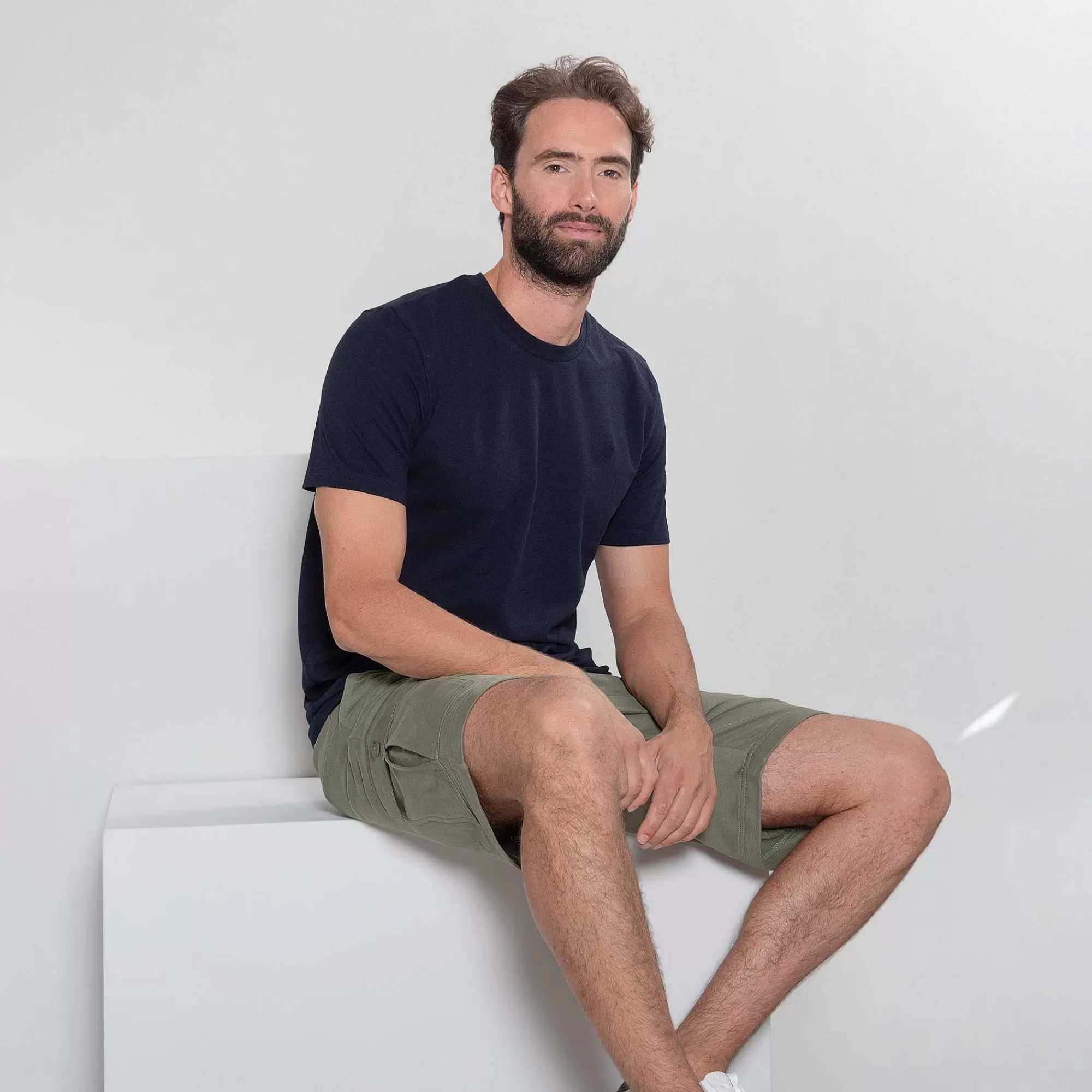 LIVING CRAFTS Manuel | Cargo-Bermudes | Hommes Jeans Et Pantalons