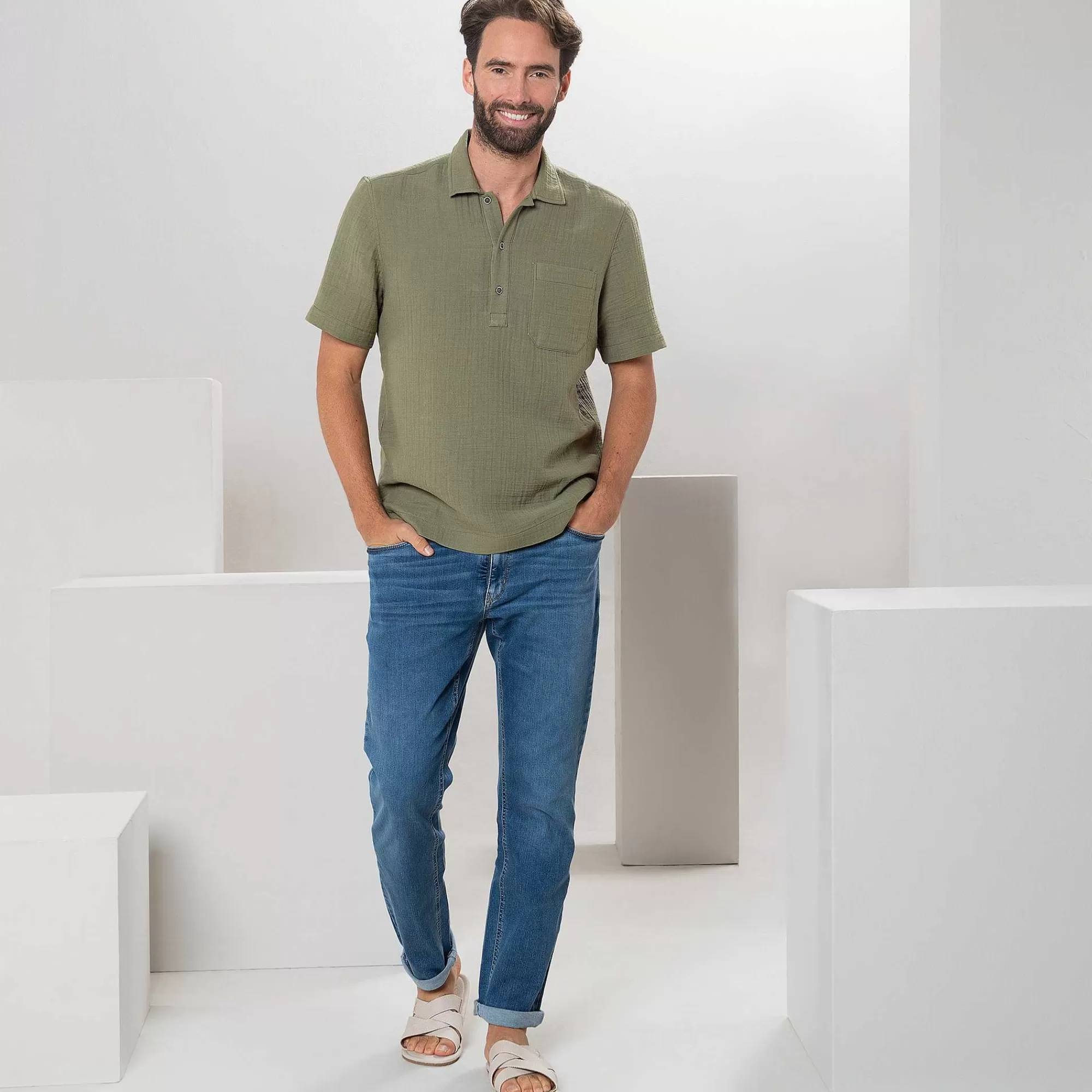 LIVING CRAFTS Michel | Chemise Polo | Hommes T-Shirts Et Polos