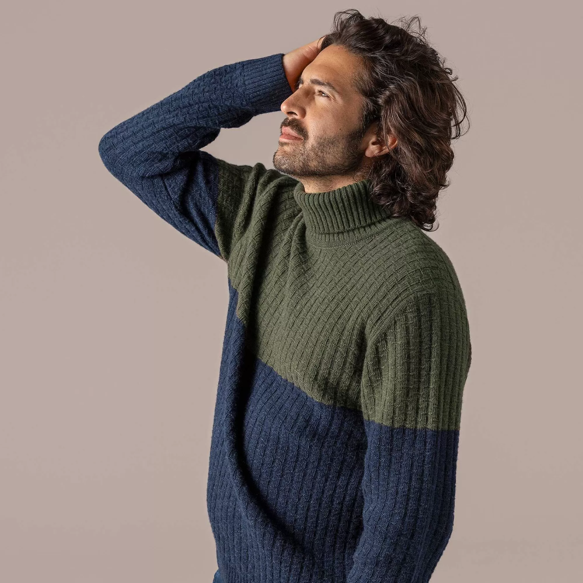 LIVING CRAFTS Patrizio | Pull A Col Roule | Hommes Tricots Et Sweat-Shirts